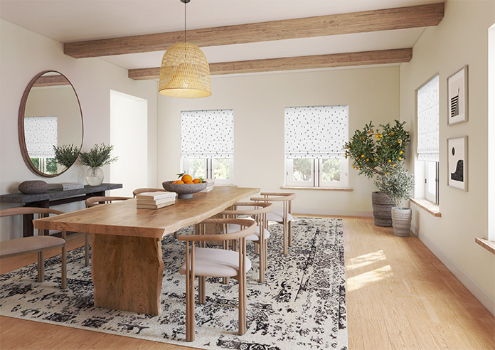 Ink Spots, Contrast - Roman Blind - Image 6